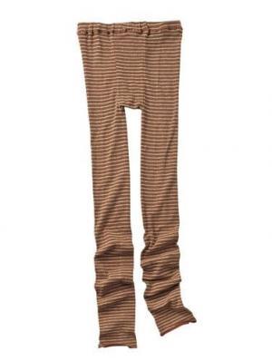 マタニティレッグウェア|レギンス・ボーダー　12分丈【出産後も長く使える】